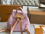 Pre Order Luxury Gold Logo Pink Backpack