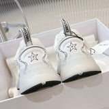 Pre Order White Luxury Star Logo Runners