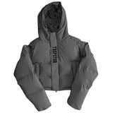 Pre Order Logo Cropped Puffer Jacket (3 Colours)