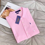 Pre Order Half Button Luxury Polo Tops (7 Colours)