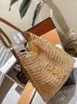 Pre Order Luxury Tote Wicker Bag