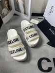Pre Order Luxury Double Strap Logo Platform Slides (2 Colours)