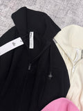 Pre Order High Neck Zip Up Jumper