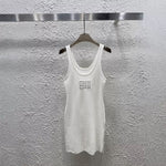 Pre Order Luxury Logo Midi Strap Dress (3 Colours)