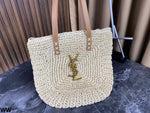 Pre Order Luxury Gold Letter Logo Basket Bag