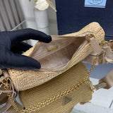 Pre order Crochet Luxe Cross Body Bag In Beige