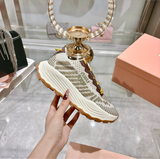 Pre Order Tech Fabric Luxury Logo Trainers