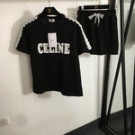 Pre Order Luxury Logo T-shirt & Short Set (3 Colours)