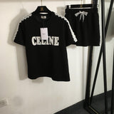 Pre Order Luxury Logo T-shirt & Short Set (3 Colours)