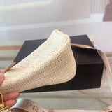 Pre Order Luxury Crochet Logo Triangle Crossbody Bag