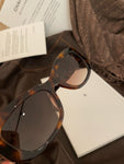 Pre Order Luxury Luxury Gold Double C Frame Logo Sunglasses