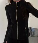 Pre Order Luxury Gold Zipper Lu Jacket (5 Colours)