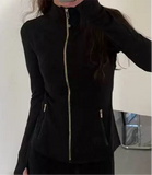Pre Order Luxury Gold Zipper Lu Jacket (5 Colours)