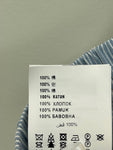 Pre Order Blue Pin Stripe Luxury Logo Short & Shirt Set