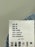 Pre Order Blue Pin Stripe Luxury Logo Short & Shirt Set