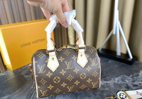 Pre Order Luxury Brown & Cream Logo Body Bag