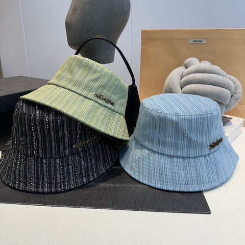 Pre Order Luxurg Sparkle Detail Bucket Hat (3 Colours)