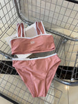 Pre Order Luxury Logo Blush Pink Bikini Set