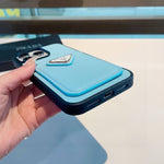 Pre Order Leather Card Holder Luxury Logo Phone Case