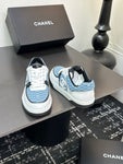 Pre Order Luxury Patch Denim Low Trainers