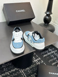 Pre Order Luxury Patch Denim Low Trainers