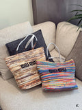Pre Order Luxury Crochet Logo Stripe Handbag