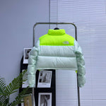 Pre Order Cropped Puff Coat In Lime