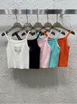 Pre Order Luxury Logo Crop Vest Tee