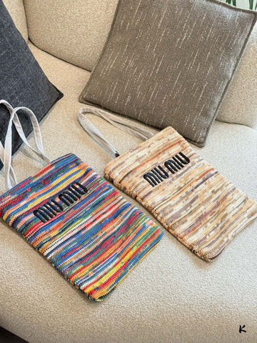 Pre Order Luxury Logo Crochet Tote Bag