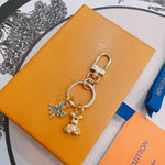 Pre Order Gold Bear Luxury Logo Keychain