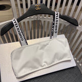 Pre Order Luxury C & D Logo Bikini Set In White