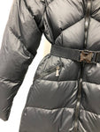 Pre Order Luxury Longline Padded Belted Coat