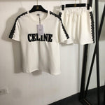 Pre Order Luxury Logo T-shirt & Short Set (3 Colours)