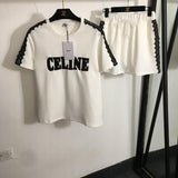 Pre Order Luxury Logo T-shirt & Short Set (3 Colours)