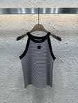 Pre Order Luxury Logo Sleeveless Strap Top