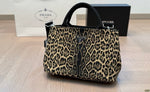 Pre Order Luxury Logo Leopard Handbag With Strap