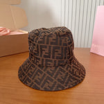 Pre Order Luxury Double Letter Design Logo Bucket Hat