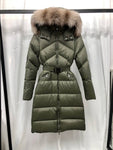 Pre Order Luxury Longline Padded Belted Coat