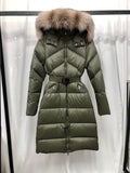 Pre Order Luxury Longline Padded Belted Coat