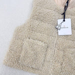 Pre Order Luxury Logo Teddy Pocket Gilet