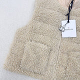 Pre Order Luxury Logo Teddy Pocket Gilet