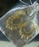 Creole Gold Oval Earrings