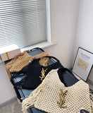 Pre Order Luxury Gold Logo Tassle Beach Bag