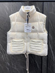 Pre Order Cream Luxury Logo Gilet