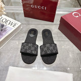 Pre Order Luxury FlatDouble G Logo Slides