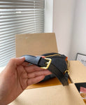 Pre Order Luxury Logo Black & Gold Body Bum Bag
