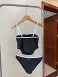 Pre Order Luxury Logo Strap Top Bikini Set
