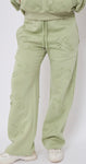 Oversized Cross Detail Tracksuit In Green