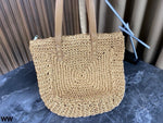 Pre Order Luxury Gold Letter Logo Basket Bag