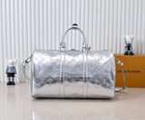 Pre Order Silver Luxury Design Duffel Bag